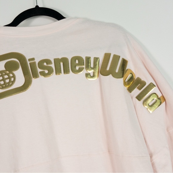 Walt Disney World Light Pink and Gold Long Sleeve Spirit Jersey - Picture 14 of 14